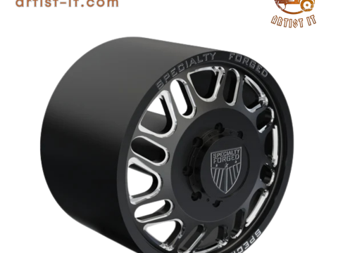 FRONT SPECIALITY FORGED D027 WHEEL 3D MODEL Model Cetak 3D