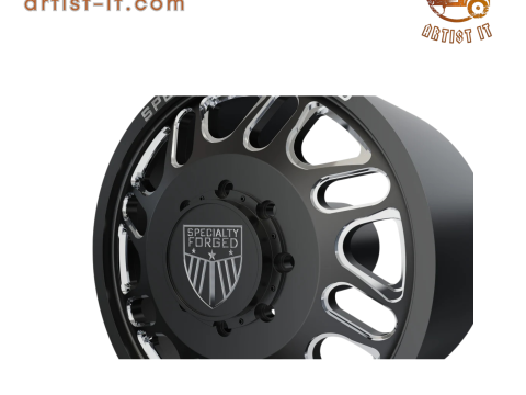 FRONT SPECIALITY FORGED D027 WHEEL 3D MODEL Model Cetak 3D