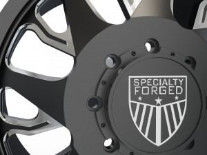 FRONT SPECIALITY FORGED D033 WHEEL 3D MODEL 3Dプリントモデル