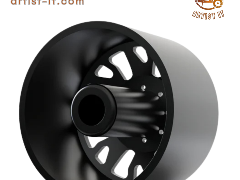 전면 특수 단조 D033 휠 3D 모델 3D 프린트 모델