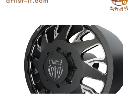 전면 특수 단조 D033 휠 3D 모델 3D 프린트 모델