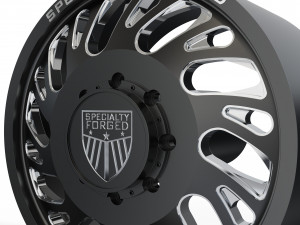 FRONT SPECIALITY FORGED D034 WHEEL 3D MODEL 3Dプリントモデル