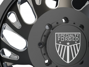 FRONT SPECIALITY FORGED D034 WHEEL 3D MODEL 3Dプリントモデル