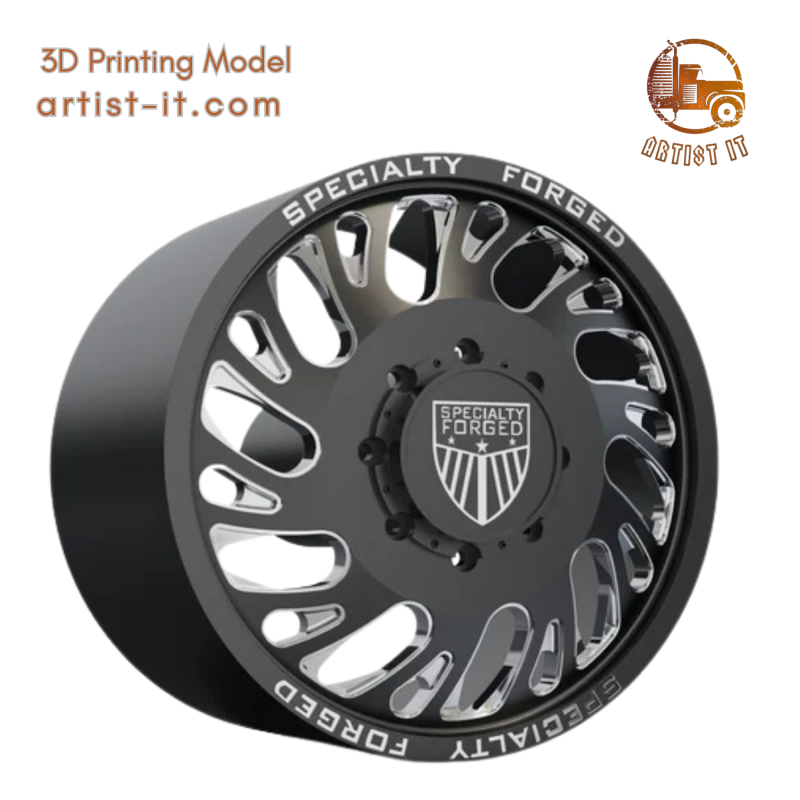 FRONT SPECIALITY FORGED D034 WHEEL 3D MODEL Model Cetak 3D .c4d .max .obj .3ds .fbx .stl .blend