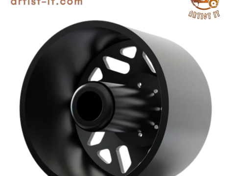 FRONT SPECIALITY FORGED D035 WHEEL 3D MODEL 3Dプリントモデル
