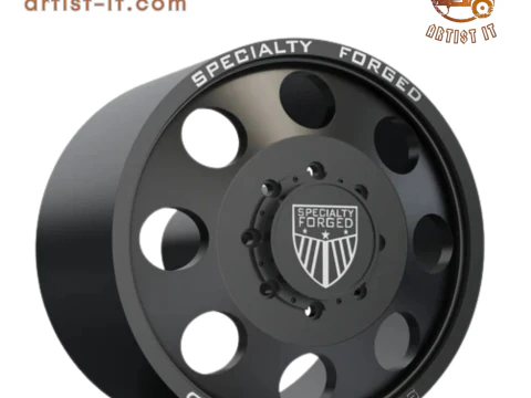 FRONT SPECIALITY FORGED D700 WHEEL 3D MODEL 3D Print Model
