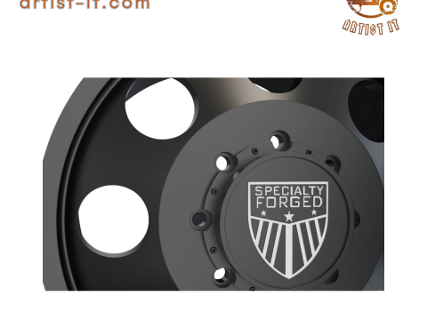 FRONT SPECIALITY FORGED D700 WHEEL 3D MODEL 3D Druckmodell