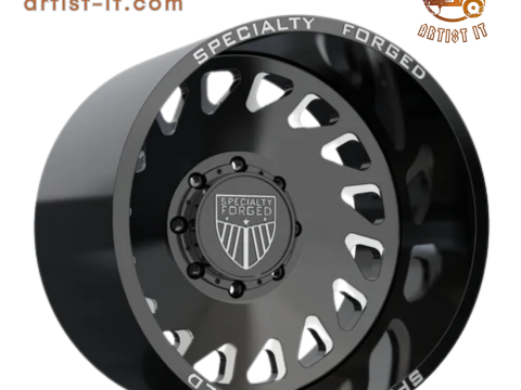 REAR SPECIALITY FORGED D001 WHEEL 3D MODEL Model Cetak 3D