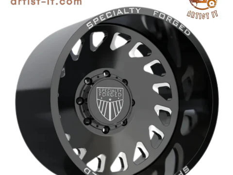 REAR SPECIALITY FORGED D001 WHEEL 3D MODEL 3D Print Model