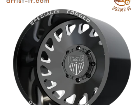 REAR SPECIALITY FORGED D001 WHEEL 3D MODEL 3D Print Model