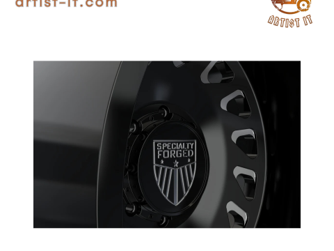 REAR SPECIALITY FORGED D001 WHEEL 3D MODEL 3D Print Model