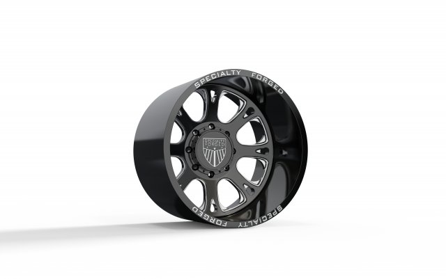 REAR SPECIALITY FORGED D002 WHEEL 3D MODEL 3D Baskı Modeli .c4d .max .obj .3ds .fbx .stl .blend 