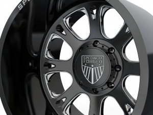 REAR SPECIALITY FORGED D002 WHEEL 3D MODEL 3D Baskı Modeli