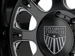 REAR SPECIALITY FORGED D002 WHEEL 3D MODEL 3D Baskı Modeli