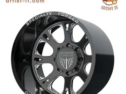 후방 특수 단조 D002 휠 3D 모델 3D 프린트 모델