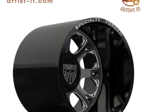 후방 특수 단조 D002 휠 3D 모델 3D 프린트 모델