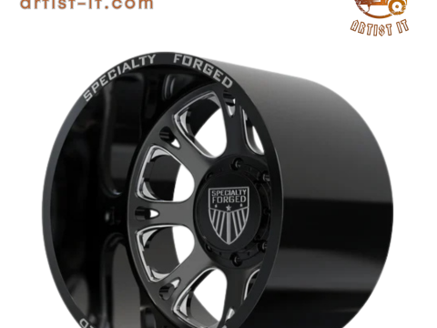 후방 특수 단조 D002 휠 3D 모델 3D 프린트 모델