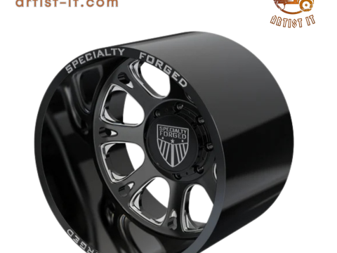 후방 특수 단조 D002 휠 3D 모델 3D 프린트 모델