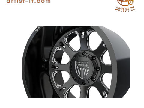 후방 특수 단조 D002 휠 3D 모델 3D 프린트 모델