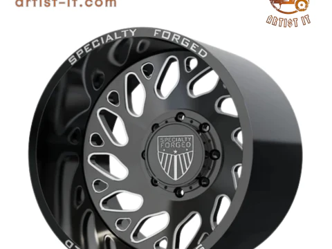 REAR SPECIALITY FORGED D003 WHEEL 3D MODEL 3D Print Model
