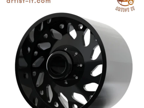 REAR SPECIALITY FORGED D003 WHEEL 3D MODEL 3D Print Model