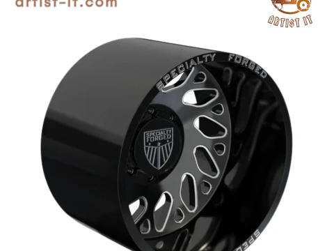 REAR SPECIALITY FORGED D003 WHEEL 3D MODEL 3D Print Model