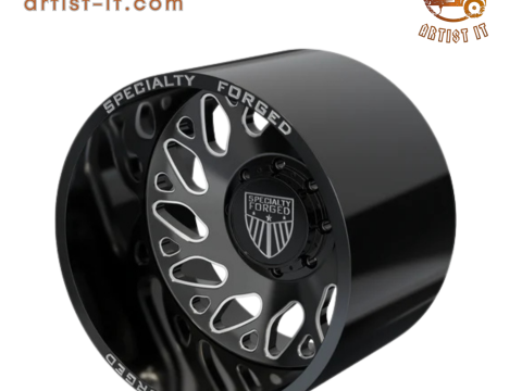 REAR SPECIALITY FORGED D003 WHEEL 3D MODEL 3D 打印模型