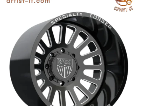 REAR SPECIALITY FORGED D004 WHEEL 3D MODEL 3D Print Model