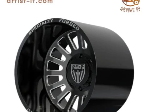 REAR SPECIALITY FORGED D004 WHEEL 3D MODEL 3D Print Model