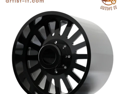 REAR SPECIALITY FORGED D004 WHEEL 3D MODEL 3D Print Model