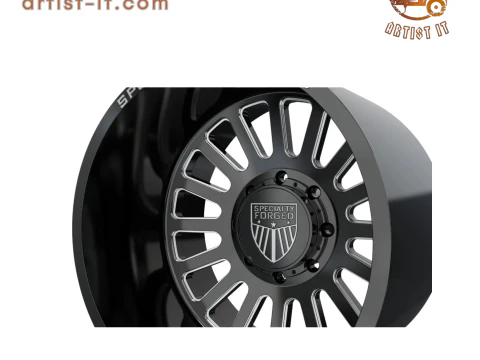 REAR SPECIALITY FORGED D004 WHEEL 3D MODEL 3D Print Model