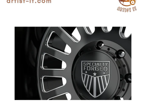 REAR SPECIALITY FORGED D004 WHEEL 3D MODEL 3D Print Model