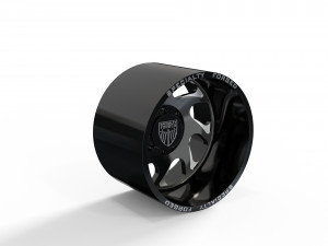 REAR SPECIALITY FORGED D006 WHEEL 3D MODEL 3Dプリントモデル