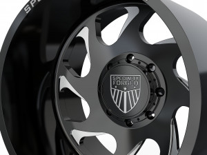 REAR SPECIALITY FORGED D006 WHEEL 3D MODEL 3Dプリントモデル