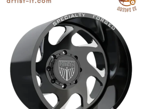 REAR SPECIALITY FORGED D006 WHEEL 3D MODEL 3D Print Model