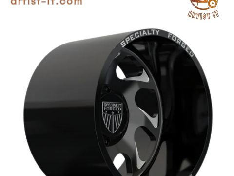 后部特种锻造 D006 车轮 3D 模型 3D 打印模型