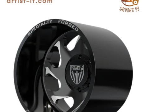 后部特种锻造 D006 车轮 3D 模型 3D 打印模型