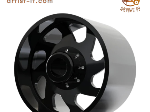 后部特种锻造 D006 车轮 3D 模型 3D 打印模型