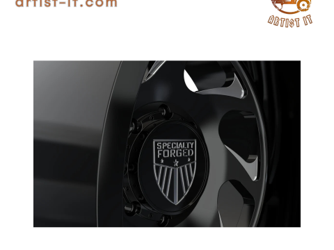 后部特种锻造 D006 车轮 3D 模型 3D 打印模型