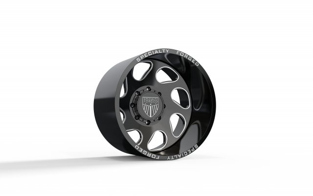 REAR SPECIALITY FORGED D007 WHEEL 3D MODEL Model do druku 3D .c4d .max .obj .3ds .fbx .stl .blend 