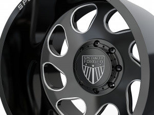 REAR SPECIALITY FORGED D007 WHEEL 3D MODEL Model do druku 3D