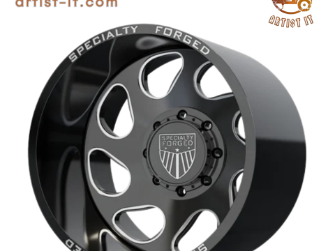 REAR SPECIALITY FORGED D007 WHEEL 3D MODEL 3D Print Model