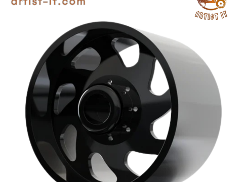 REAR SPECIALITY FORGED D007 WHEEL 3D MODEL 3D Print Model