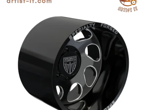 REAR SPECIALITY FORGED D007 WHEEL 3D MODEL 3D Print Model