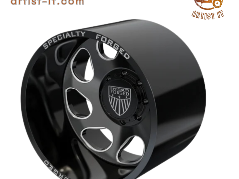 REAR SPECIALITY FORGED D007 WHEEL 3D MODEL 3D Print Model