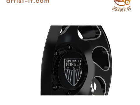 REAR SPECIALITY FORGED D007 WHEEL 3D MODEL 3D Print Model