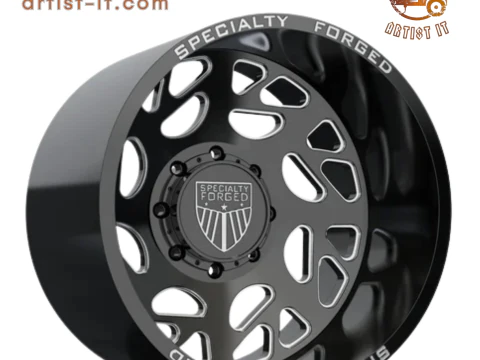 REAR SPECIALITY FORGED D008 WHEEL 3D MODEL 3D Print Model