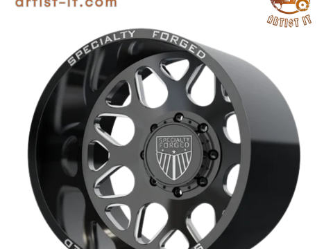 REAR SPECIALITY FORGED D009 WHEEL 3D MODEL Model Cetak 3D