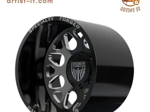 REAR SPECIALITY FORGED D009 WHEEL 3D MODEL Model Cetak 3D