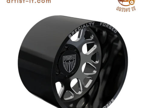 REAR SPECIALITY FORGED D009 WHEEL 3D MODEL Model Cetak 3D